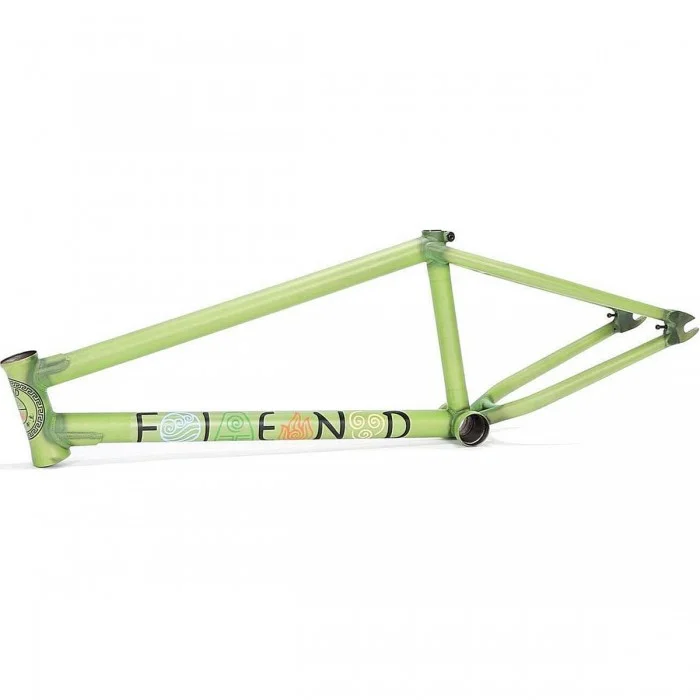 Cadre Fiend Raekes 21' Vert Transparent en 4130 Chromoly - 1