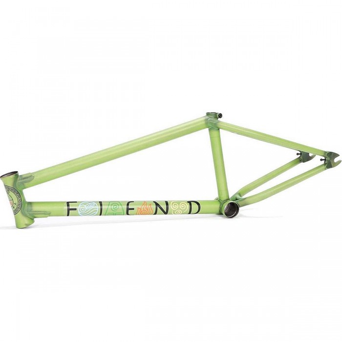 Cuadro Fiend Raekes 21' Verde Transparente en 4130 Chromoly - 1