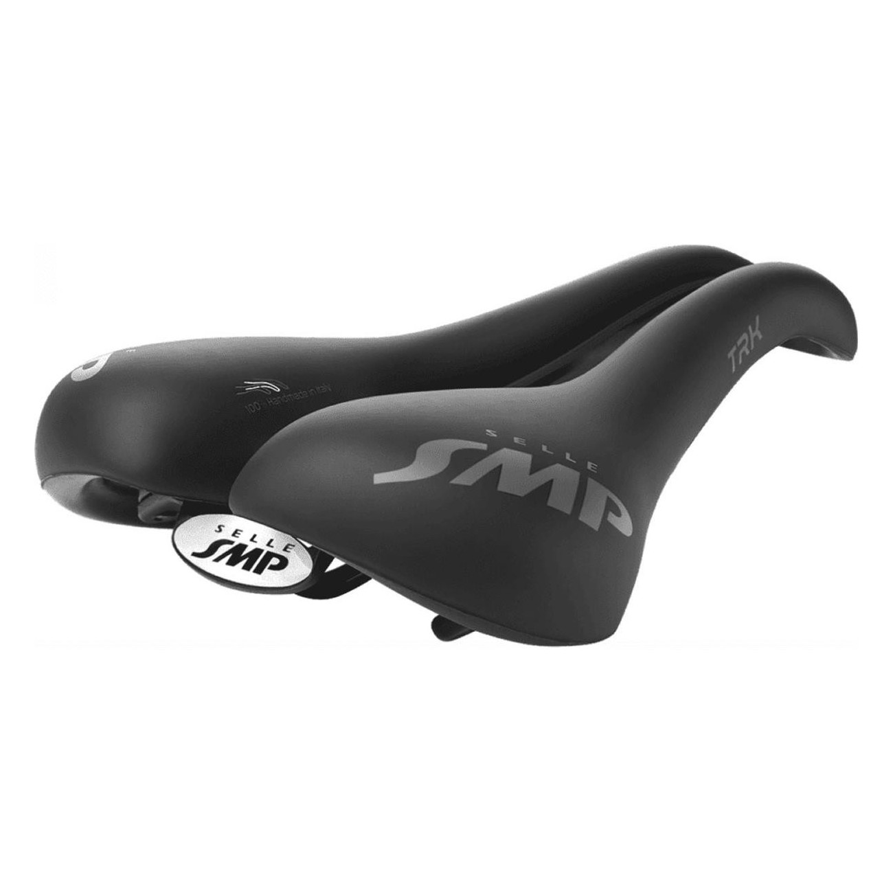 Selle TRK Large Noir Mat 2020 pour Citybike et Trekking - Confort Supérieur - 1