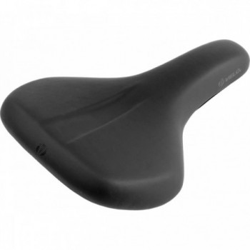 Sella VELO Tour Basic M Nero 280x183mm con Telaio in Acciaio - 1 - Selle - 4015493894087