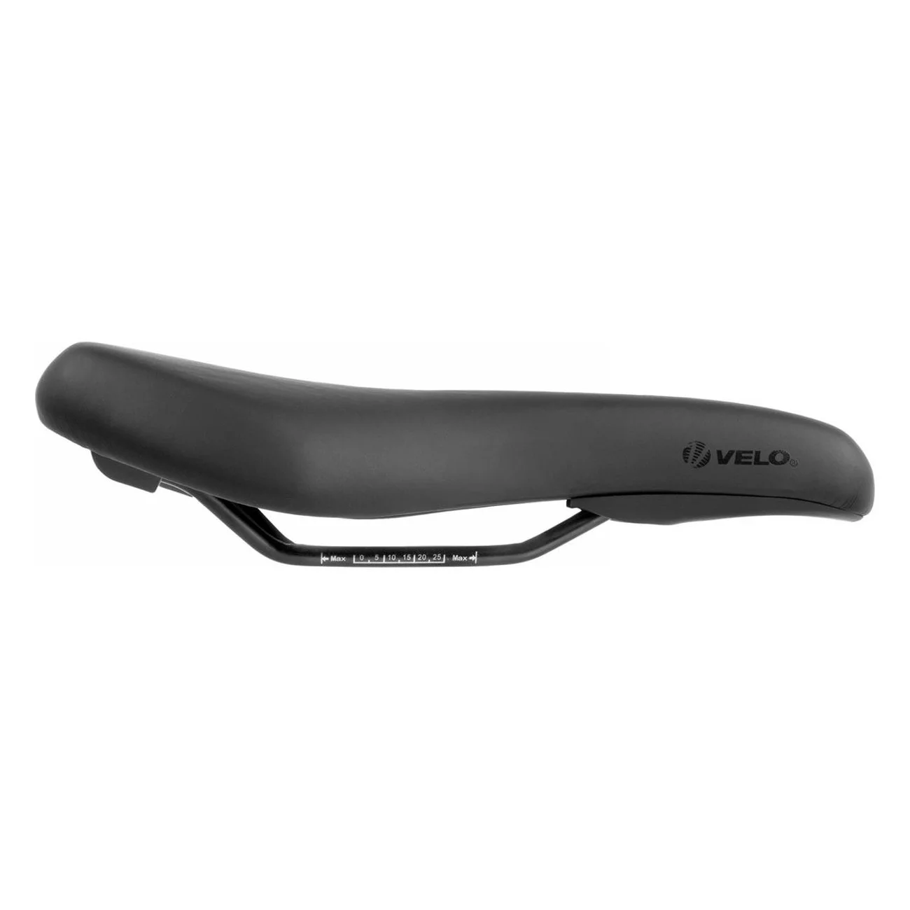 Selle VELO Tour Basic M Noir 280x183mm avec Cadre en Acier - 2