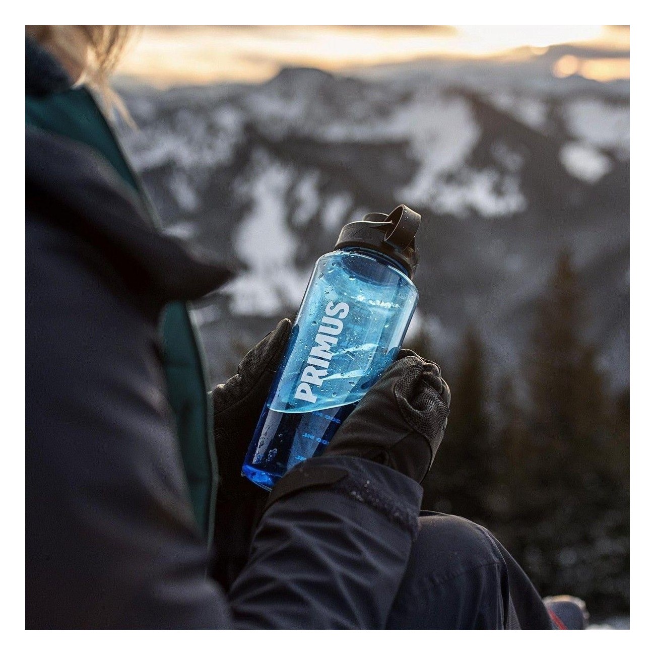 TrailBottle Tritan® 1.0L Blau - Leicht und BPA-frei für Wanderungen und Trekking - 3