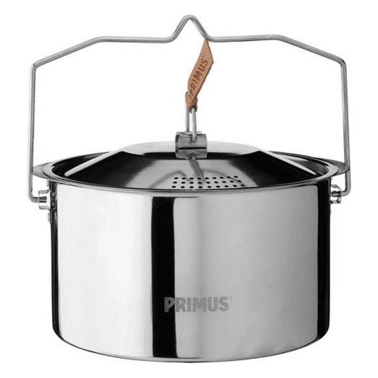 Casserole CampFire en Acier Inox 3L pour Cuisine en Plein Air - Idéale pour Soupe et Ragoût - 1