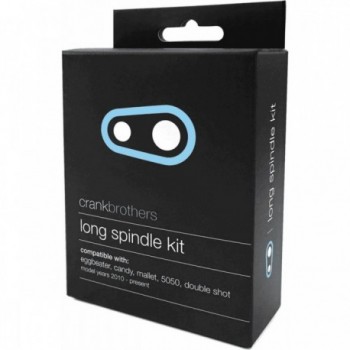 Crankbrothers Long Spindle Offroad Pedal Replacement Kit Black for Eggbeater, Candy, Mallet, Double Shot - 2