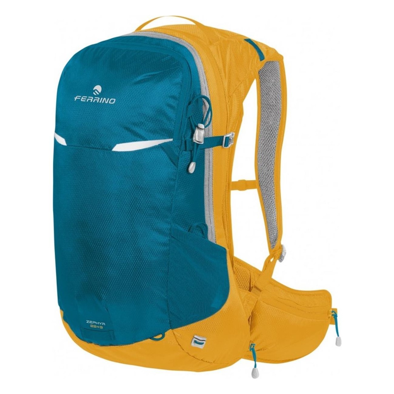 Mochila Zephyr 22+3L Azul para Trekking con Funda - 1