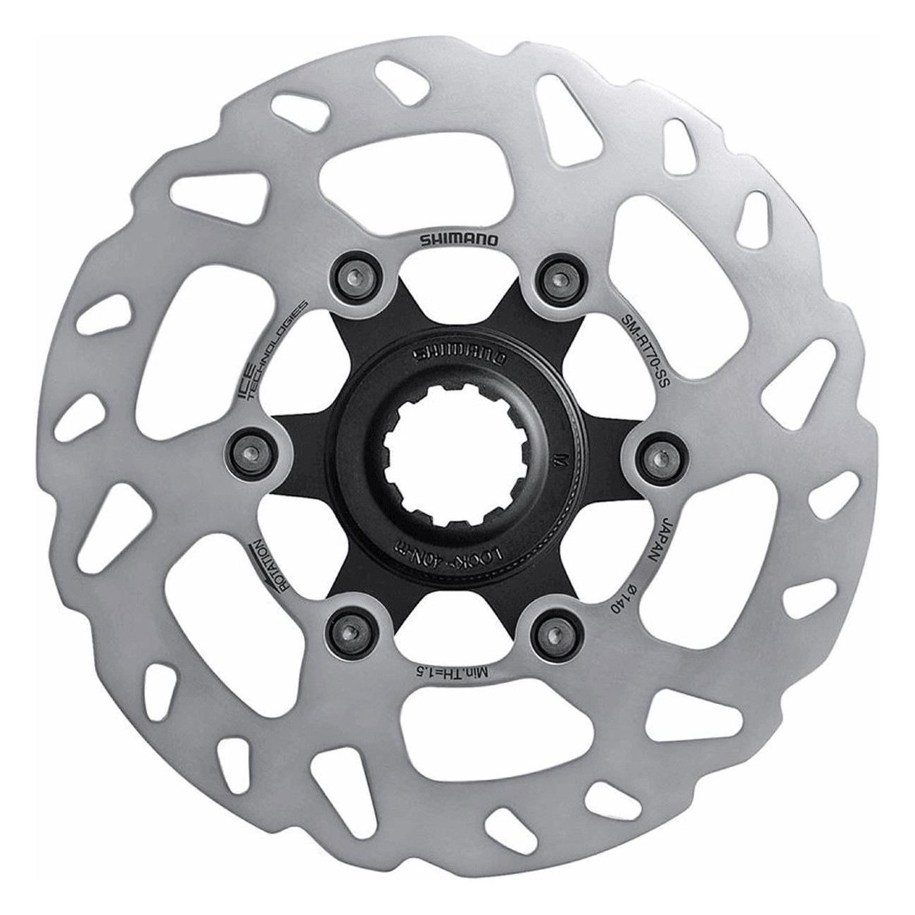 Disque de Frein Shimano SLX ISM-RT70 Ice Tech 140mm Center Lock - 1