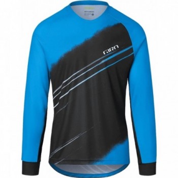 Maglia Roust LS Blu Anodizzato Traspirante Taglia L con Maniche Lunghe e Pannelli in Mesh - 1 - Maglie - 0196178035569