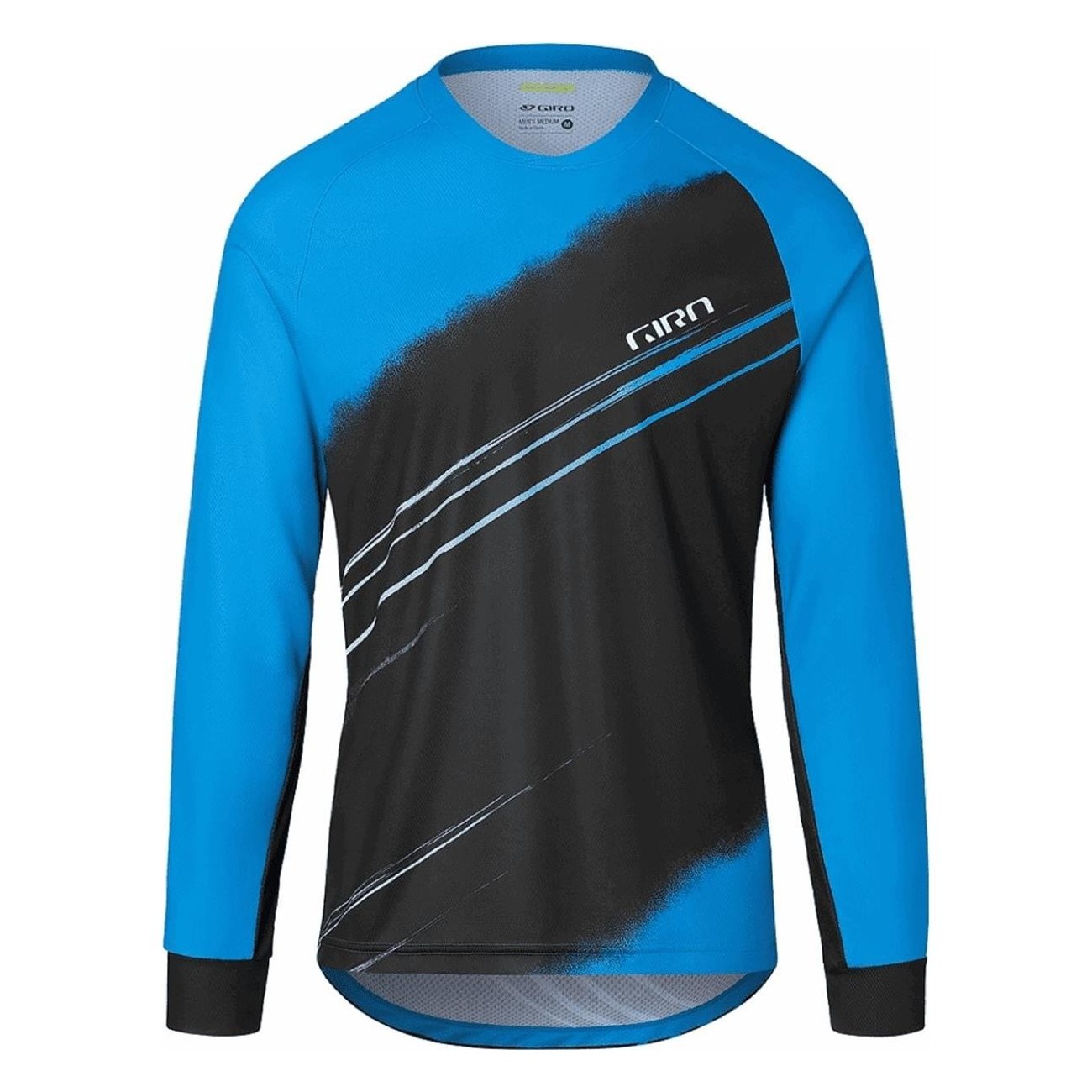 Maglia Roust LS Blu Anodizzato Traspirante Taglia L con Maniche Lunghe e Pannelli in Mesh - 1 - Maglie - 0196178035569