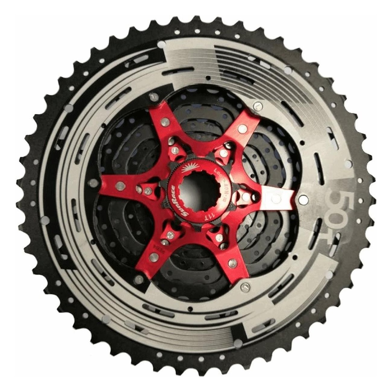 Cassetta MTB 11V 11-51 Denti in Alluminio Nero Compatibile Shimano - SUNRACE - 1 - Cassette - 4711264330203