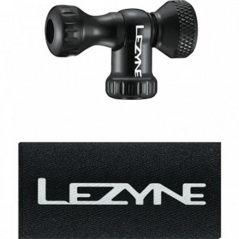 Lezyne CO2 CNC Drive Pump Black - Compatible with Schrader and Presta Valves - 1