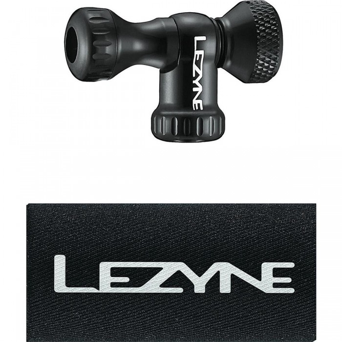 Lezyne Pompa CO2 CNC Drive Nero - Compatibile con Valvole Schrader e Presta - 1 - Bombolette e dosatori co2 - 4712805987733