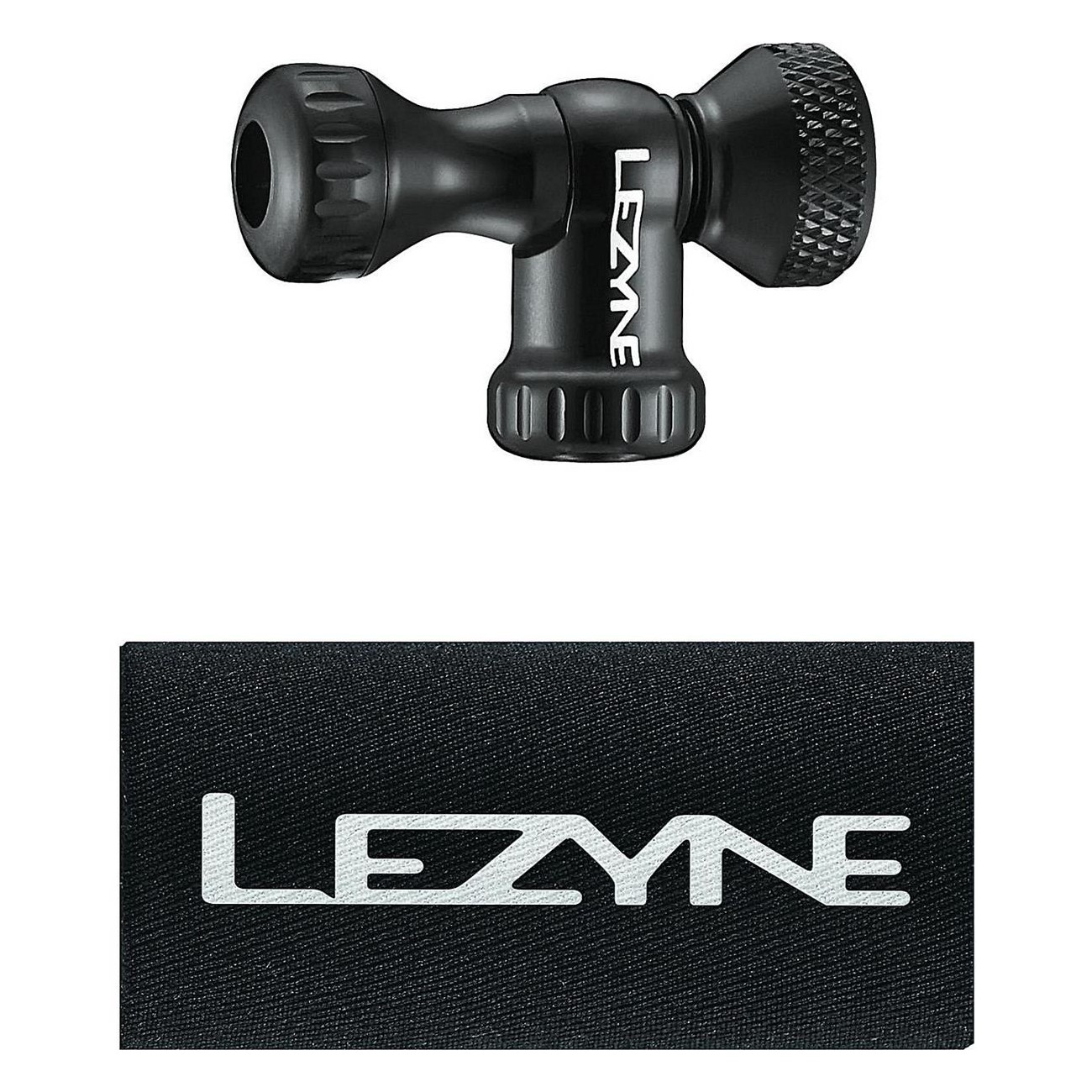 Lezyne Pompa CO2 CNC Drive Nero - Compatibile con Valvole Schrader e Presta - 1 - Bombolette e dosatori co2 - 4712805987733