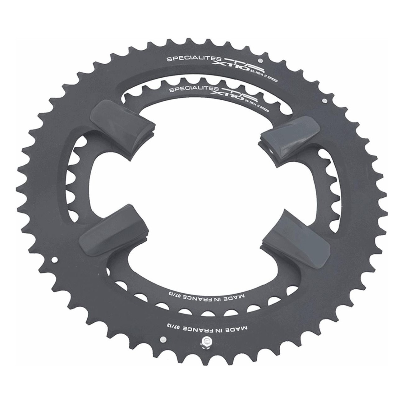 Shimano Ultegra 6800 10V 39 Zähne Schwarz BCD 110mm - 1