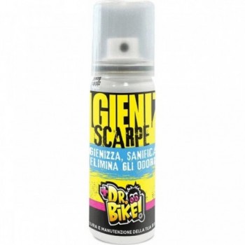 Désinfectant pour Chaussures Dr.bike 100ml - Élimine les Odeurs et Nettoie - 1