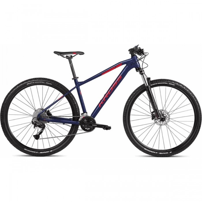 Vélo de montagne KROSS Level 2.0 Homme 29' Bleu/Rouge Taille L - 1