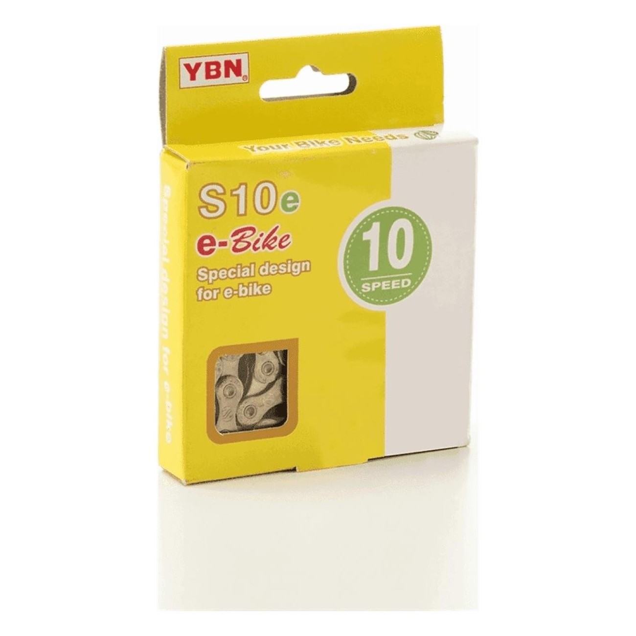 YBN S10e Reinforced Chain for E-bike 10 Speed - 136 Links - 1