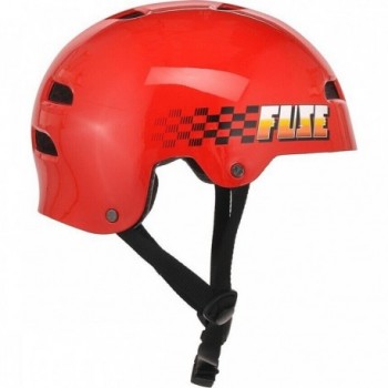 Fuse Helm Alpha Red Speedway Helmet - Size L-XL, Comfort & Protection - 2