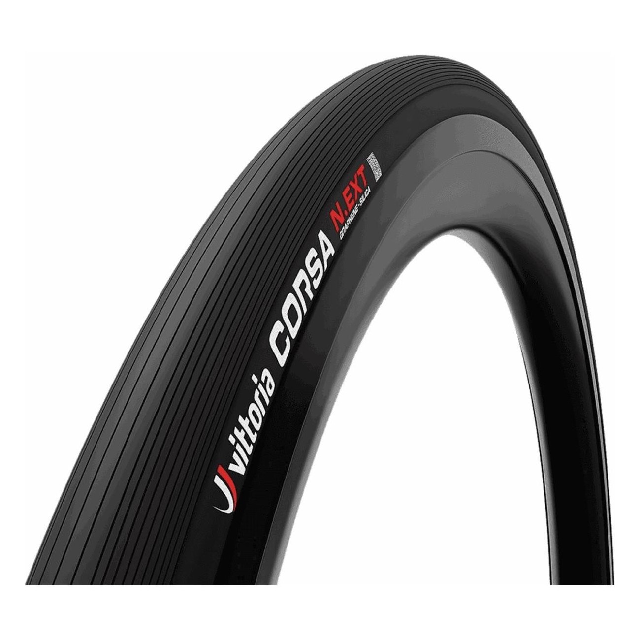 N.EXT 700x24 Folding Road Tire Black - TLR, Nylon & Graphene for Performance - 1