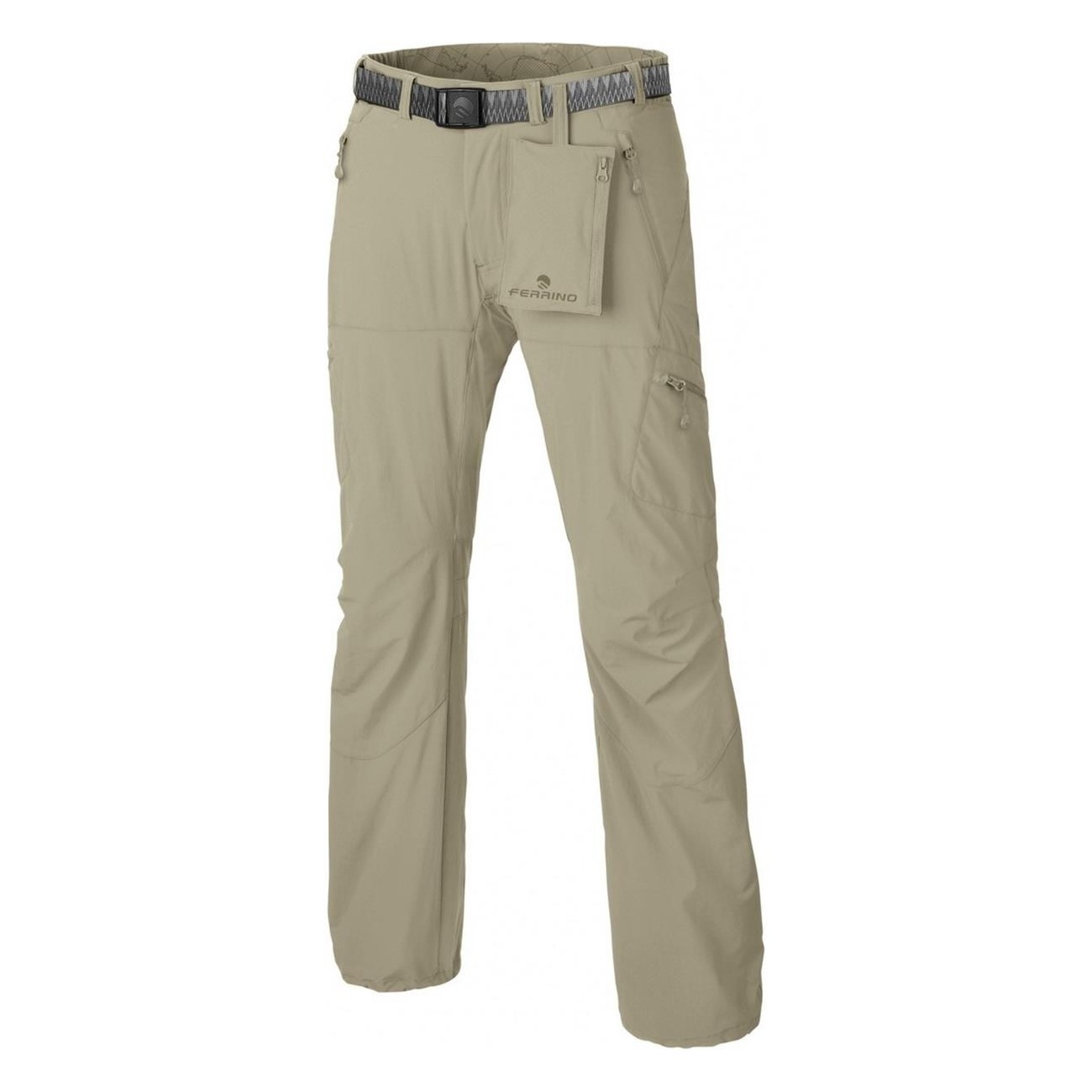 Pantalones Trekking Hombre Hervey Verde Talla 58 Elasticados - 1