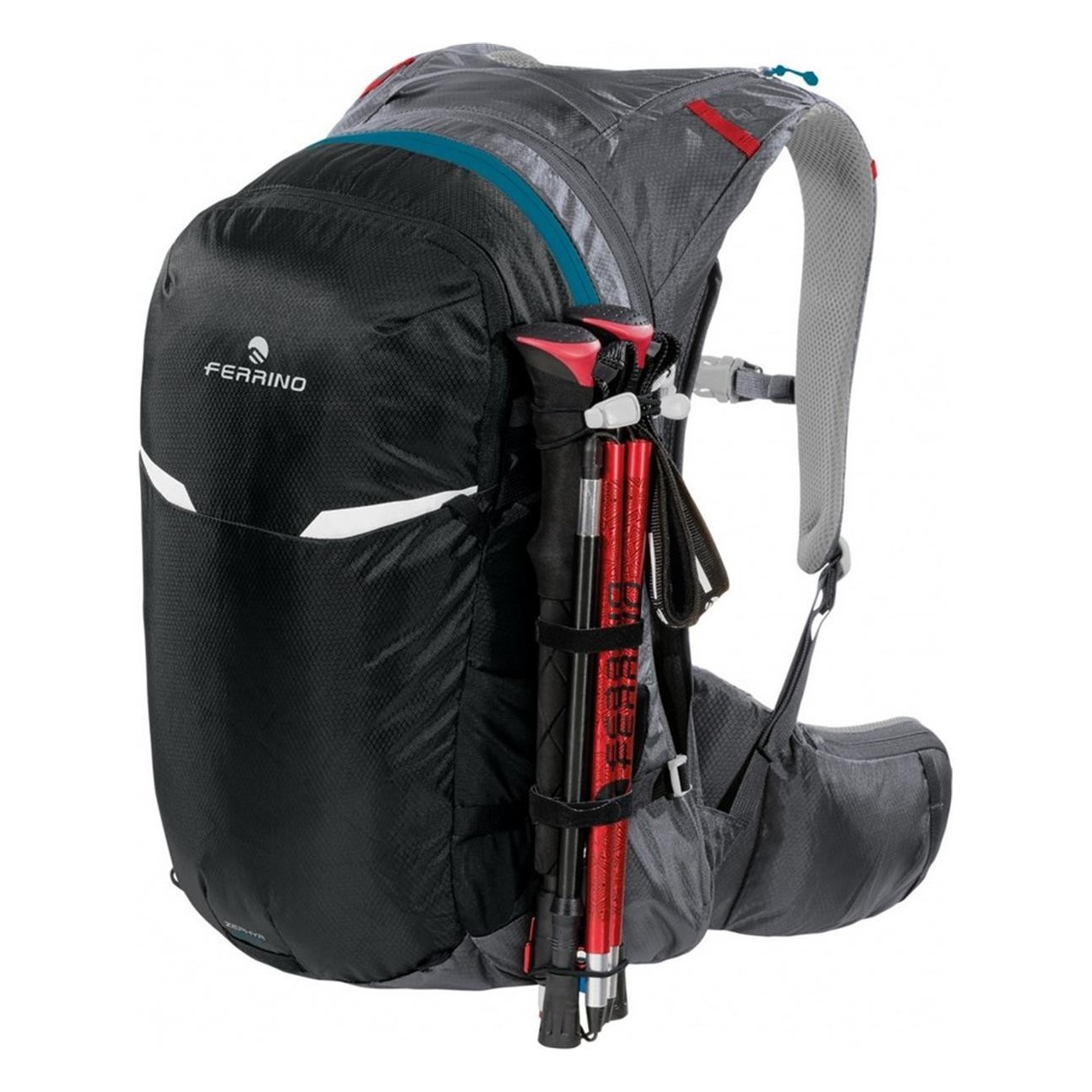 Sac à dos Zephyr 27+3L Noir avec Dry Net System et RainCover - 3