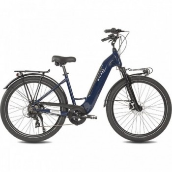 Handy 27.5' E-City Electric Bike Blue, Size S, Shimano 7-Speed - 1