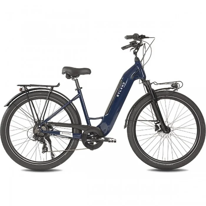 Bicicletta Elettrica Handy 27,5' E-City Blu, Taglia S, Cambio Shimano 7V - 1 - E-bike - 8059796061247