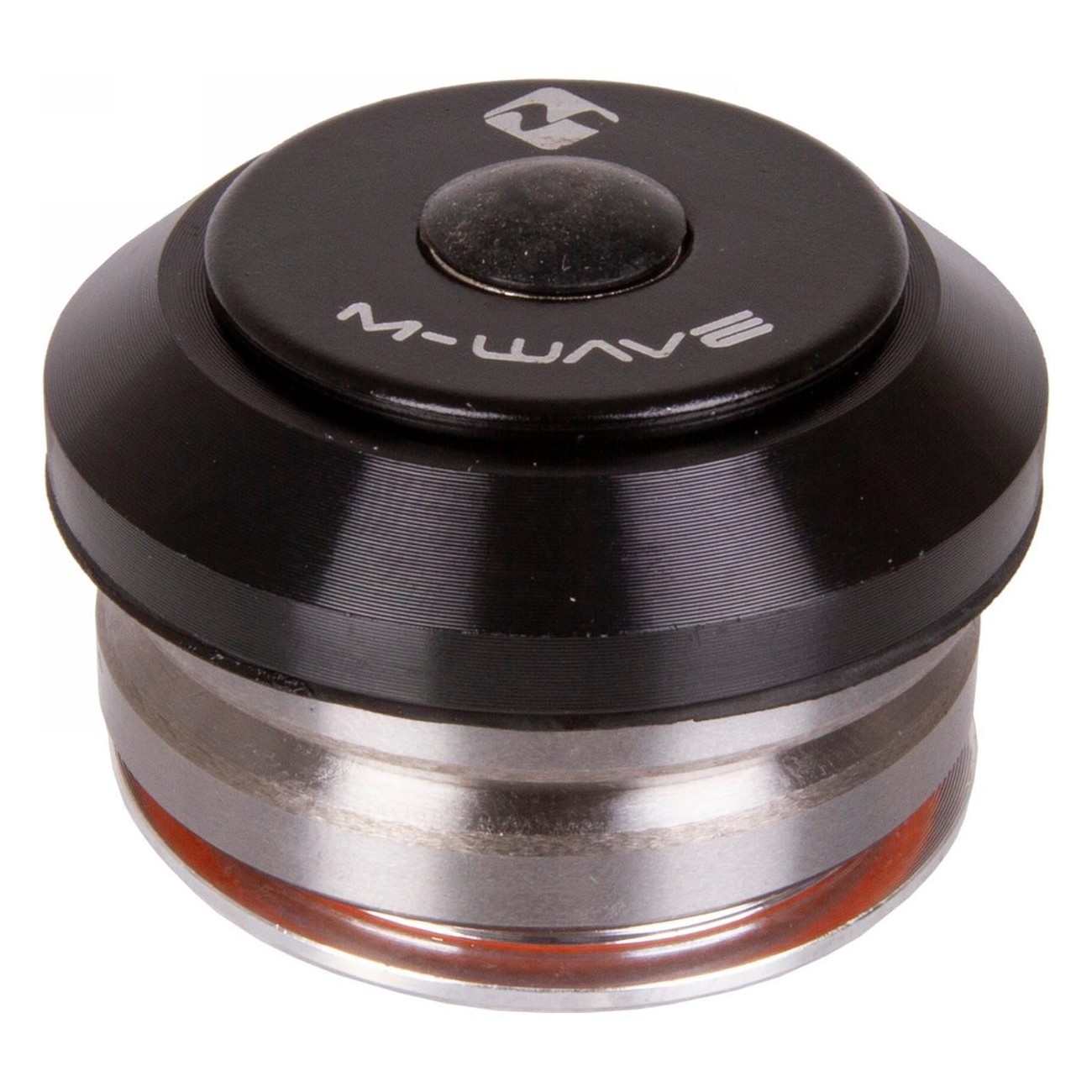 M-Wave IS42/52 C Integrated Headset in Black Aluminum 1 1/8'' for Bicycles - 1