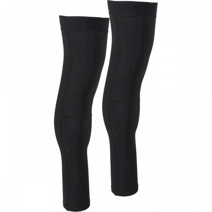 Black Microfiber Leg Warmers - Size S, Comfort and Style - 1