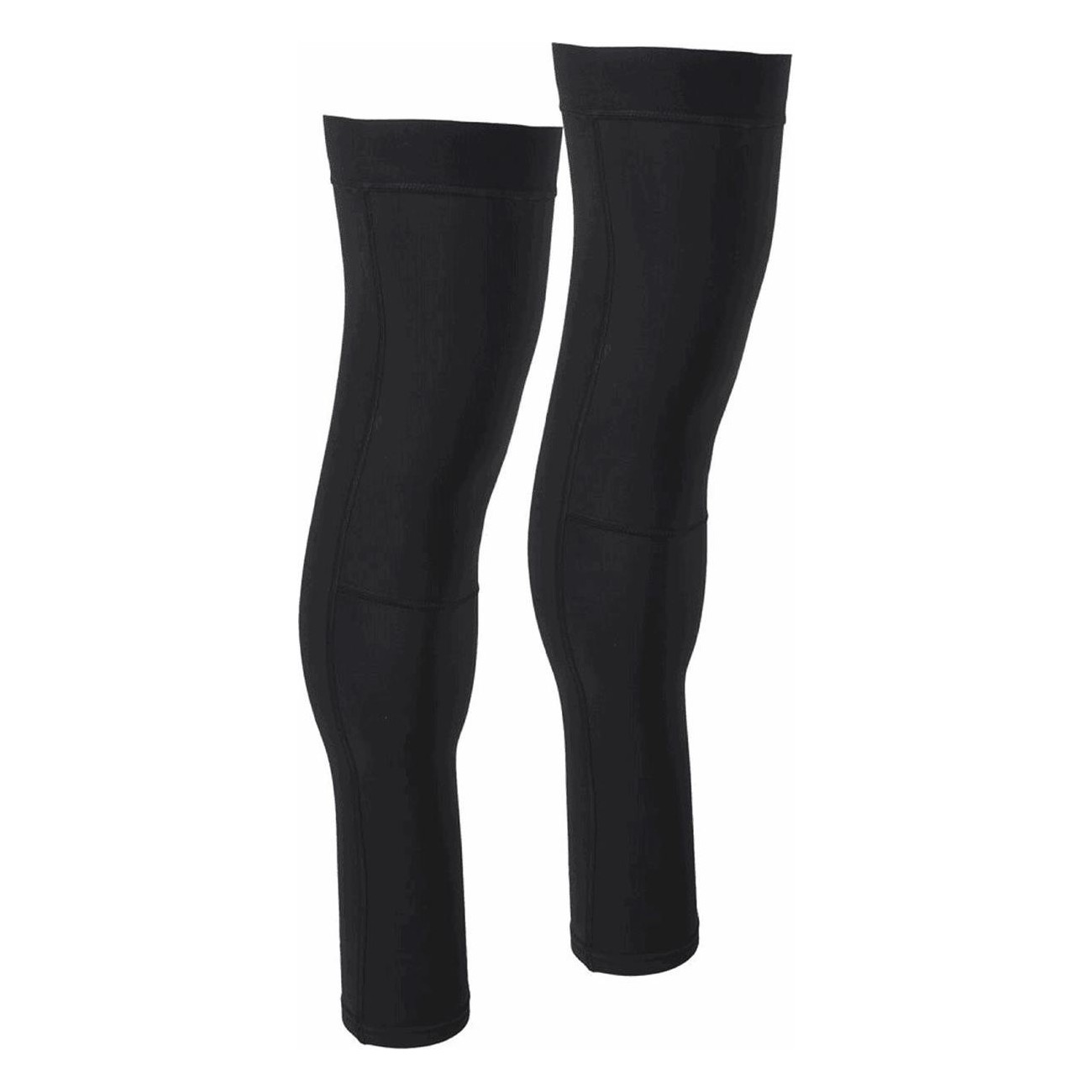 Black Microfiber Leg Warmers - Size S, Comfort and Style - 1