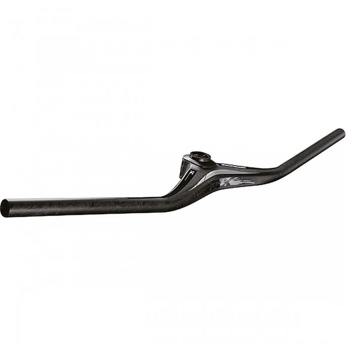 KFX SIC ICR Integrated Carbon Handlebar -12° 65x780mm for MTB, Cable Routing - 1