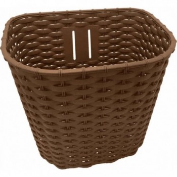 Honey Laminated Front Basket 37x28x26 cm - Corso Venezia Line for Bicycle - 1