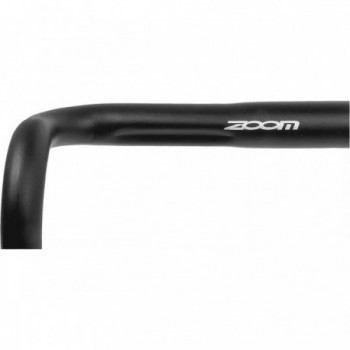 Manillar ZOOM Corsa Compact de Aluminio Negro 440mm x 31.8mm - Ligero y Resistente - 2