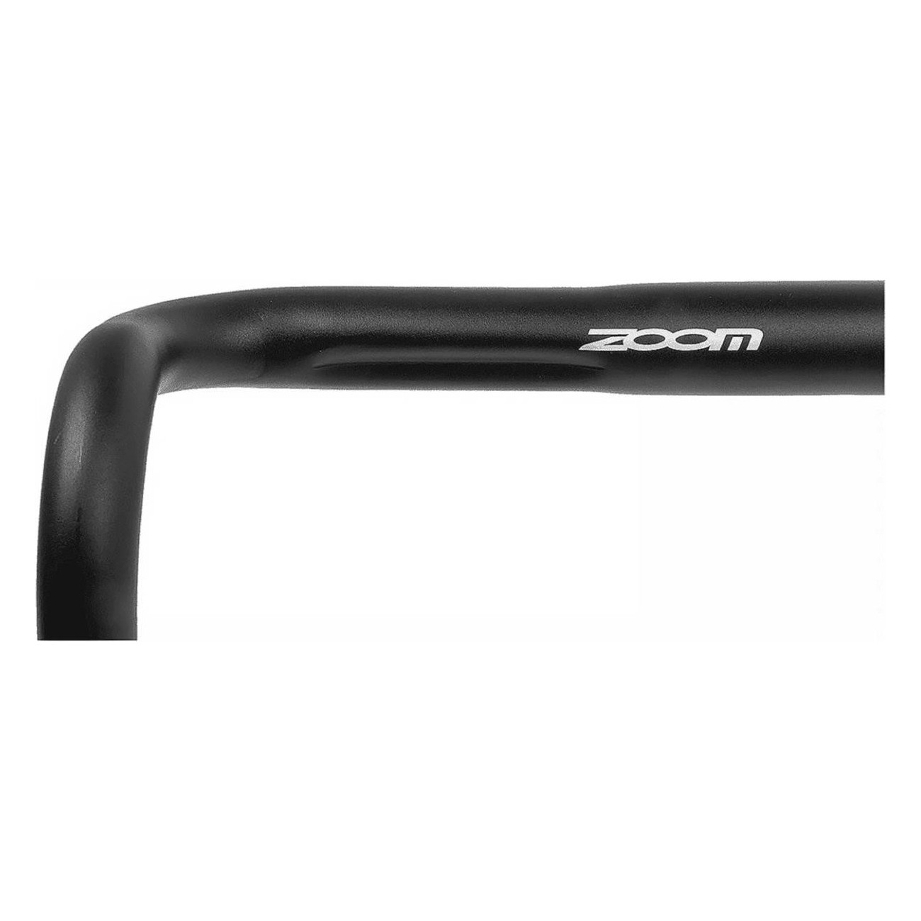 Manillar ZOOM Corsa Compact de Aluminio Negro 440mm x 31.8mm - Ligero y Resistente - 2