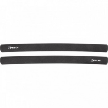 Velo High Density Foam Handlebar Tape Black 400mm with Caps - 1