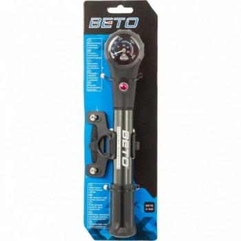 Beto 2-in-1 Dual Function Pump for Suspensions and Tires with Gauge, 300 PSI - 2