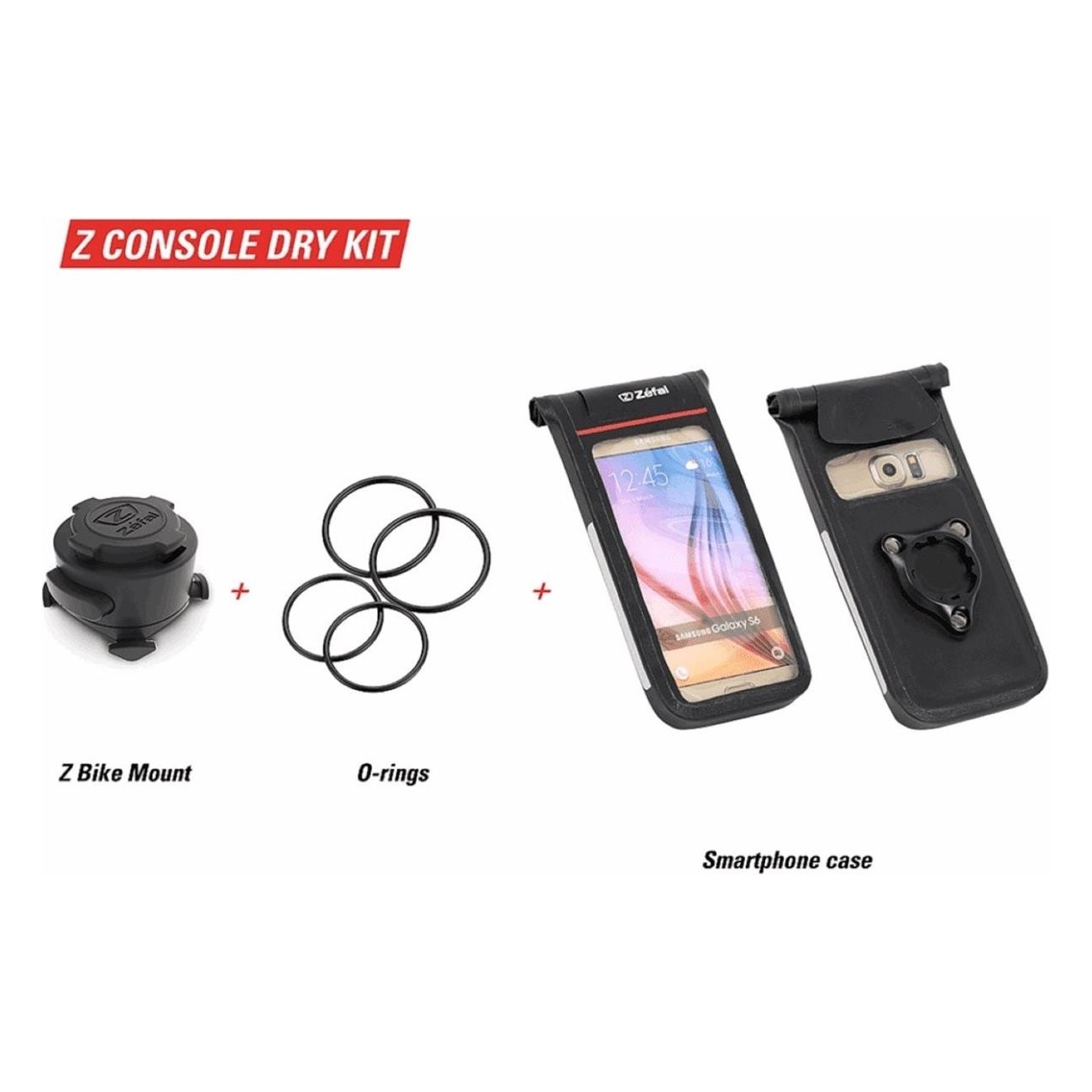 Support de Smartphone Imperméable Z Console Dry M pour Vélo Noir - 2