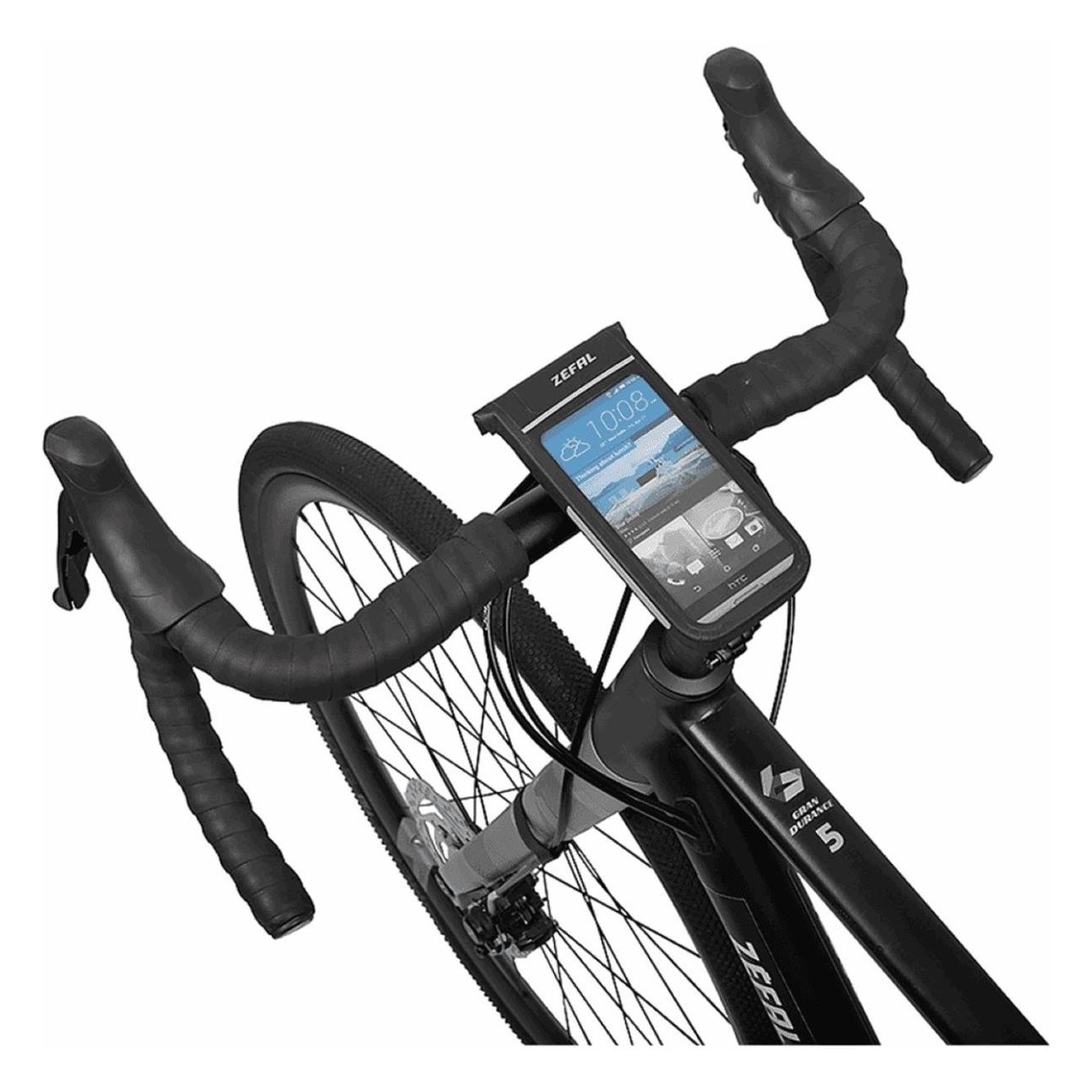 Wasserdichter Smartphone Halter Z Console Dry M für Fahrrad mit Touchscreen Fenster, Schwarz - 5