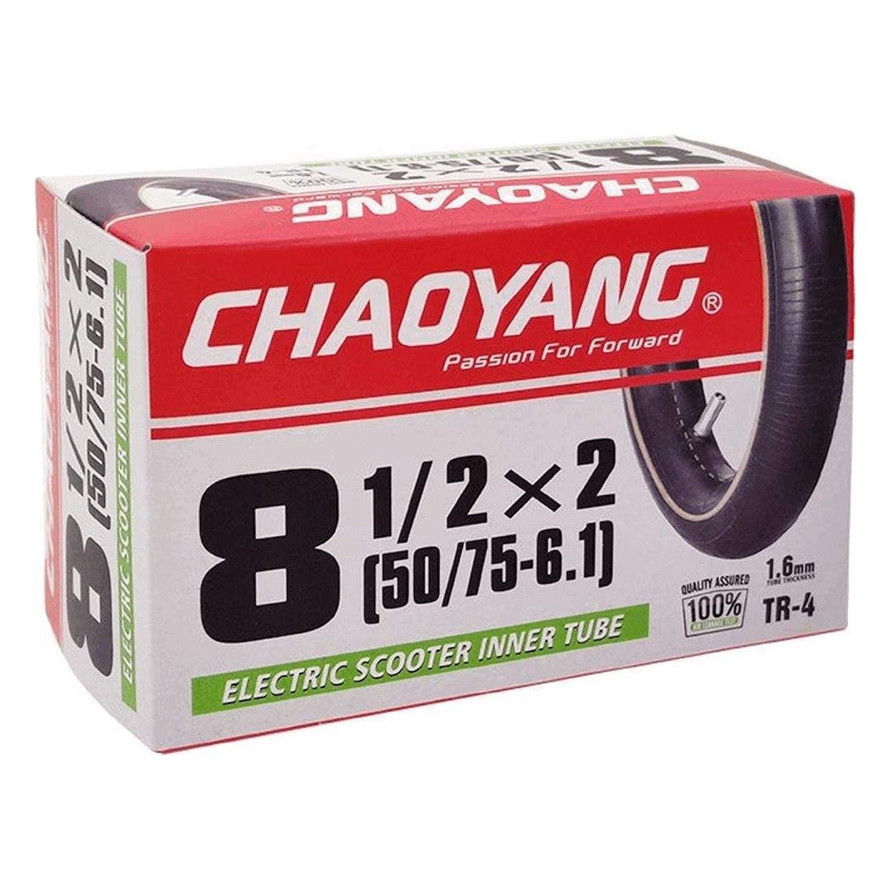 CHAOYANG Reinforced Inner Tube 8,1/2x2 with American TR4 Valve - 1