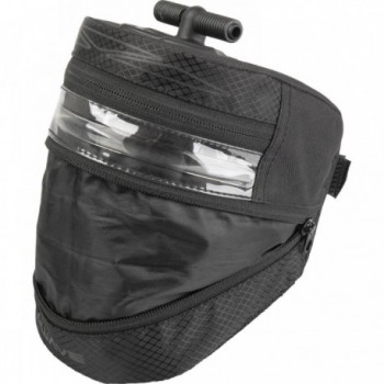 M-WAVE Tilburg L LED Black Waterproof Rechargeable Saddle Bag with Light - 4