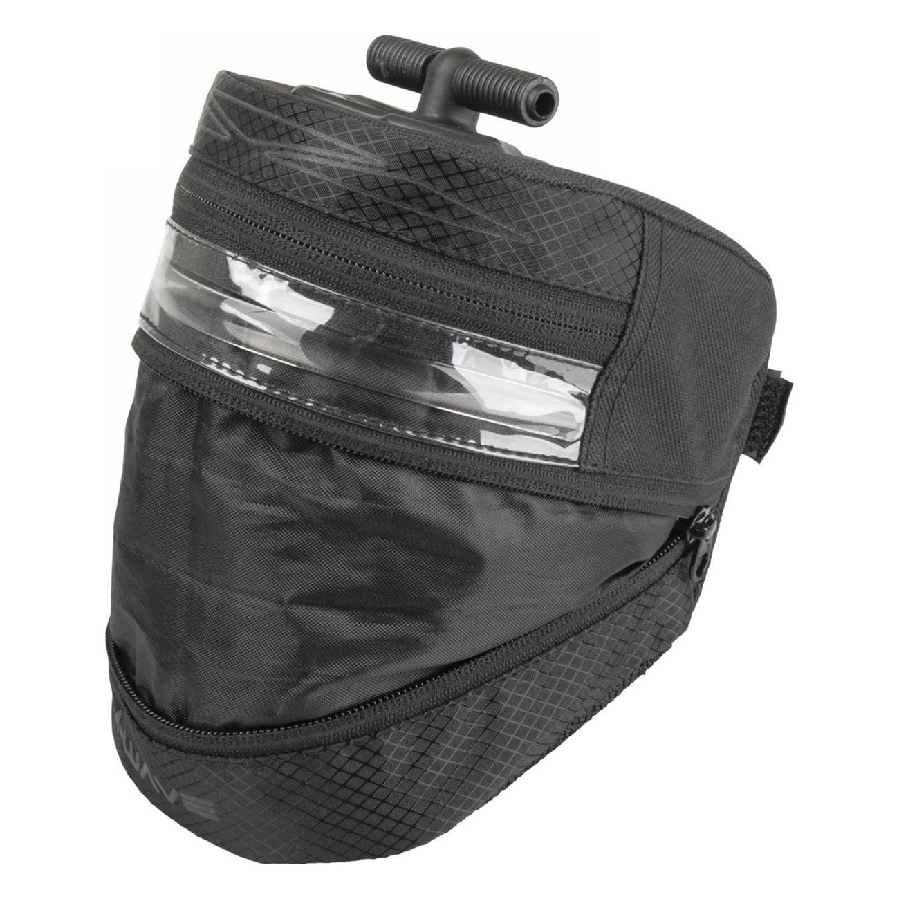 M-WAVE Tilburg L LED Black Waterproof Rechargeable Saddle Bag with Light - 4