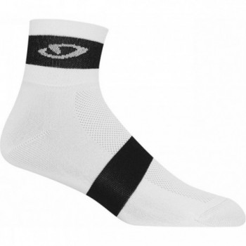 Comp Racer Short White Socks Size 40-42 in Premium Fibers Made in Italy - 1