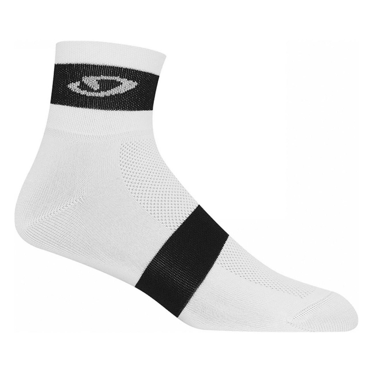 Comp Racer Short White Socks Size 40-42 in Premium Fibers Made in Italy - 1