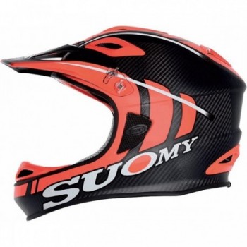 Casco Jumper Carbon Arancio Fluo - Taglia M (58 cm), 690 g - 1 - Caschi - 8020838295951