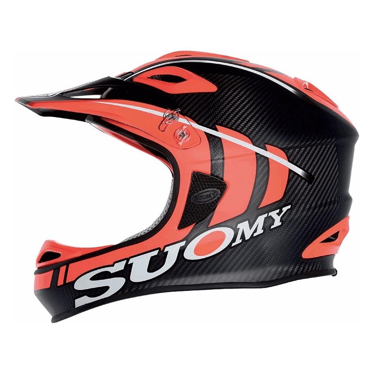 Casco Jumper Carbon Arancio Fluo - Taglia M (58 cm), 690 g - 1 - Caschi - 8020838295951