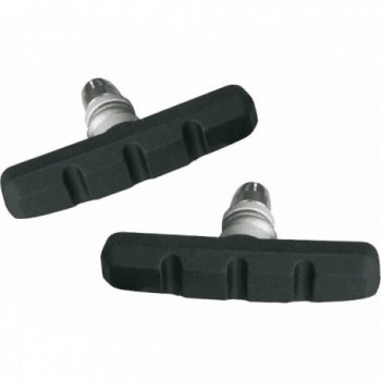 MTB Brake Pads 60mm Black with Central Nut - Blister of 2 Pieces MVTEK - 1