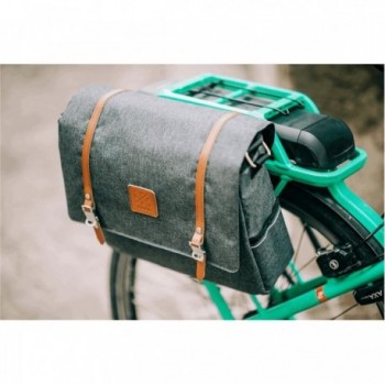 Zéfal Urban Messenger Bag 11L Grey for Rear Rack in Recycled RPET - 3