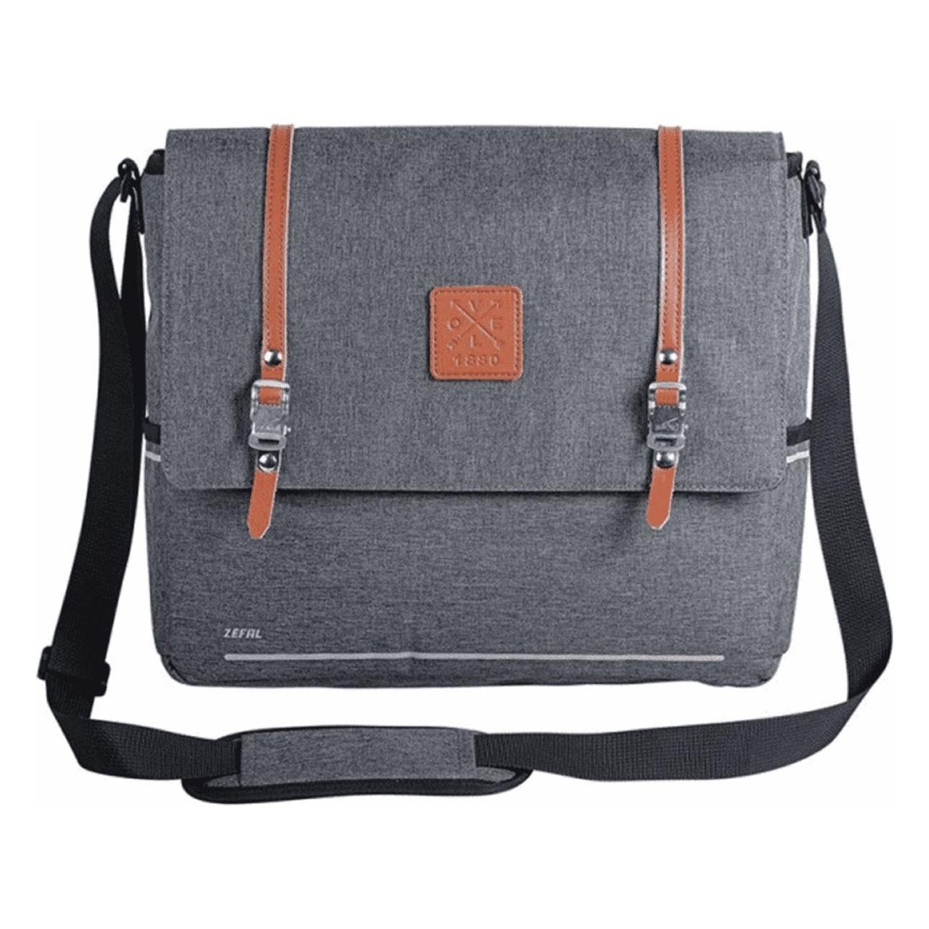 Zéfal Urban Messenger Bag 11L Grey for Rear Rack in Recycled RPET - 7