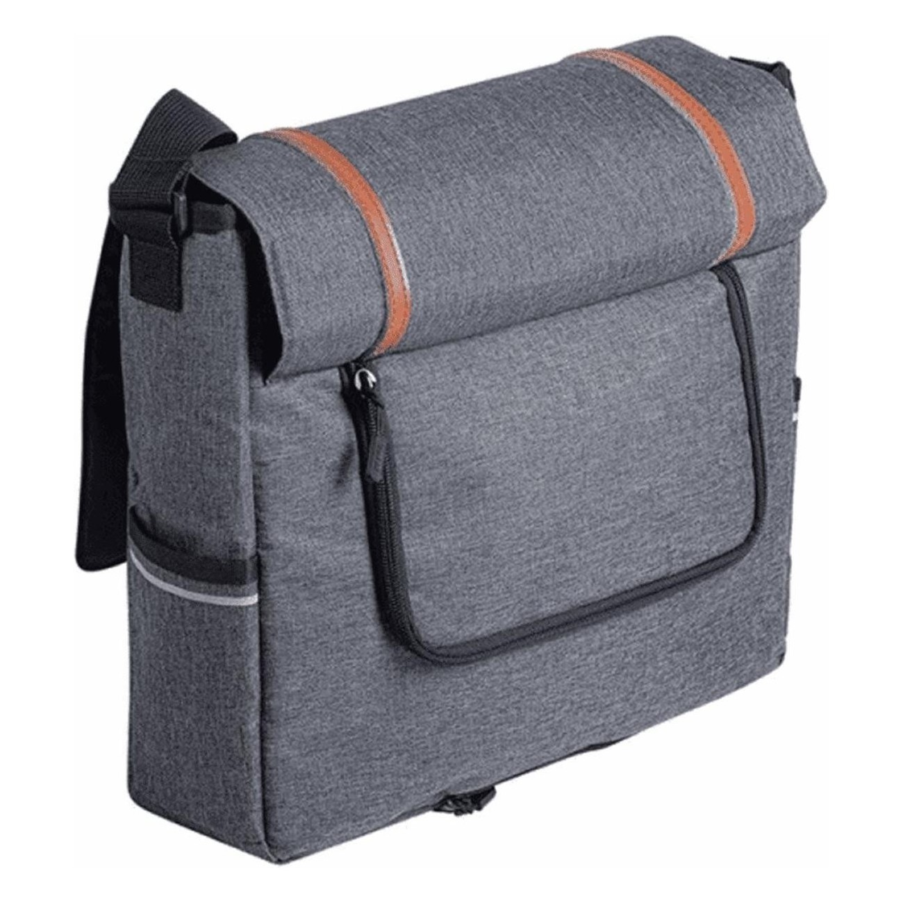 Zéfal Urban Messenger Bag 11L Grey for Rear Rack in Recycled RPET - 8