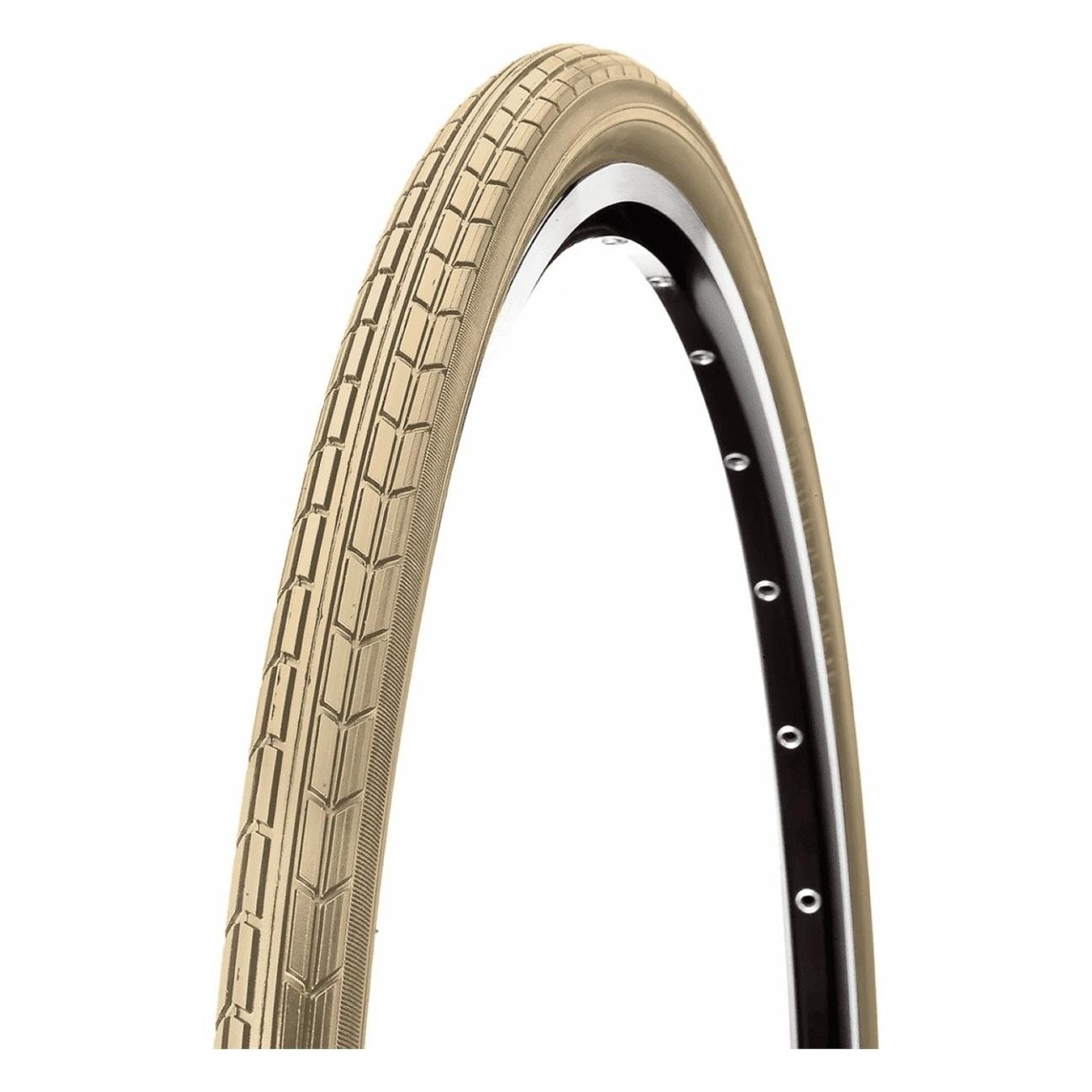 CST 26x1 3/8 Cream Rigid Tire for City Trekking - Reliable Performance - 1