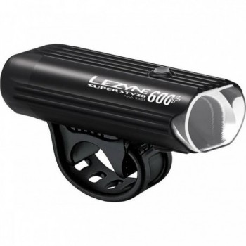 Lezyne Super STVZO 600+ Luce Anteriore Bicicletta, 600 Lumen, Nero Satinato, Batteria USB-C - 2 - Luci - 4710582551697